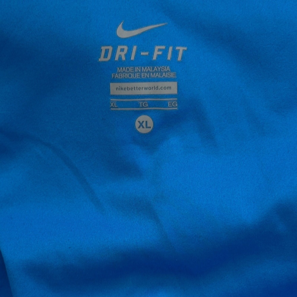 NIKE RUNNING WOMENS DRI-FIT TEMPO ULTRA SHORTS 3" 723944 Blue Stripe Print XL - Picture 9 of 10